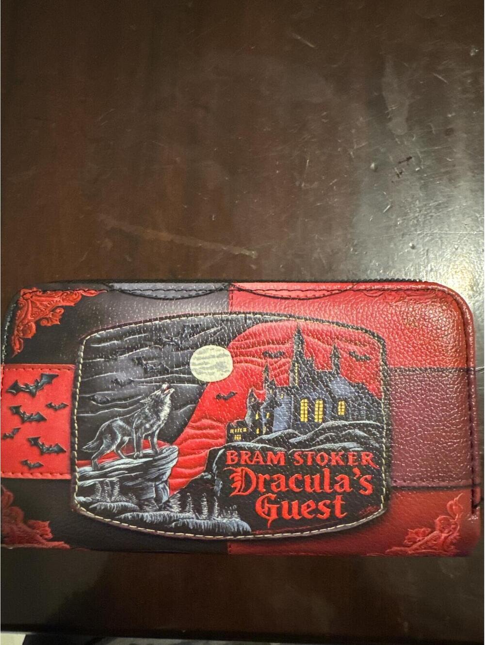 Dracula's Guest Wallet Horror Goth Halloween NWOT Vampire Bram Stoker